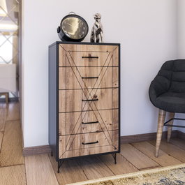 Hanah Home Cómoda Planet Antracita y Roble